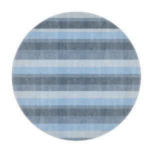 Planche À Découper Rayures bleues