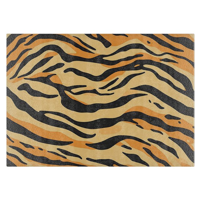 Planche À Découper Rayures de Tigre (Devant)