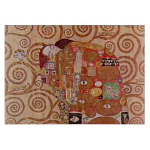 Planche À Découper Réalisation par Gustav Klimt, Art Nouveau Vintage