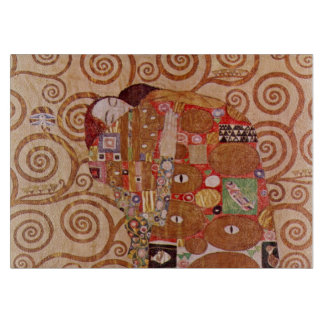 Planche À Découper Réalisation par Gustav Klimt, Art Nouveau Vintage