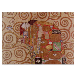 Planche À Découper Réalisation par Gustav Klimt, Art Nouveau Vintage