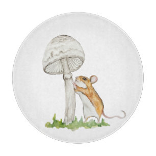 Planche À Découper Réalisez une souris et un champignon de champ amus