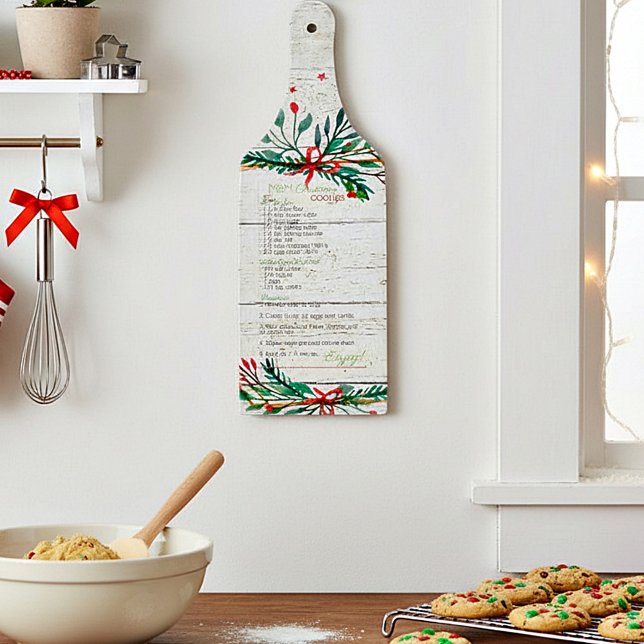 Planche À Découper Recette de biscuits de Noël préférée (Créateur téléchargé)