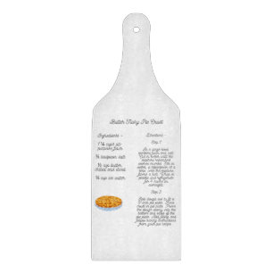 Planche À Découper Recette de croûte à tarte farcie de beurre