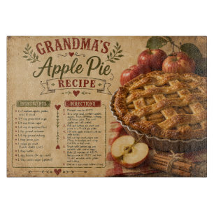Planche À Découper Recette de tarte aux pommes de grand-mère