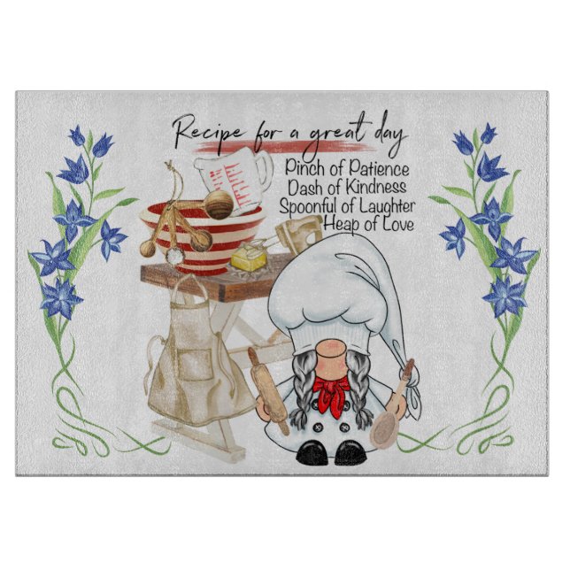 Planche À Découper Recette Gnome (Devant)