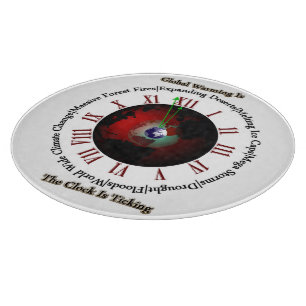 Planche À Découper Réchauffement climatique - TisRO Glass Cutboard