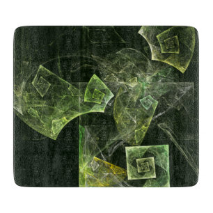 Planche À Découper Rectangle d'art Abstrait à équilibre tordu