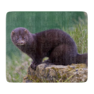 Planche à découper rectangulaire en vison d'Amériq