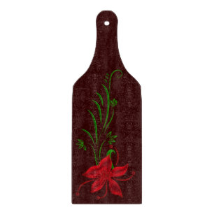 Planche À Découper Red Star Gazer Lily Cutting Board