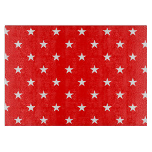 Planche À Découper Red Stars Cutting Board