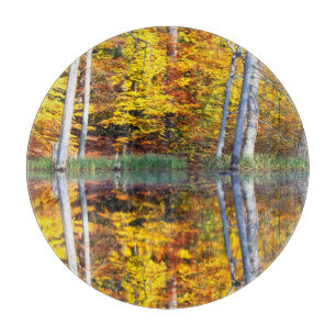 Planche À Découper Réflexion d'automne