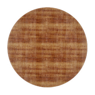 Planche À Découper Regard du bois de grain d'acacia bouclé de Koa