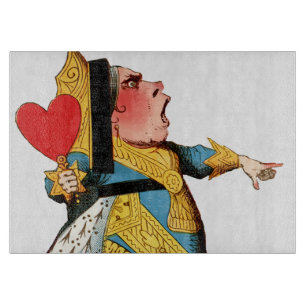 Planche À Découper Reine de Cœur Alice au Pays des Merveilles Classiq