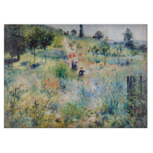 Planche À Découper Renoir - Chemin menant à travers l'herbe haute