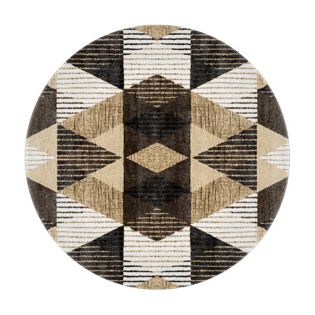 Planche À Découper Répétition de géométrie : Conception Arrière - pla (Devant)