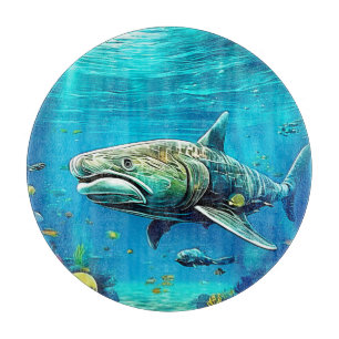 Planche À Découper Requin Prédateur Océanique Art
