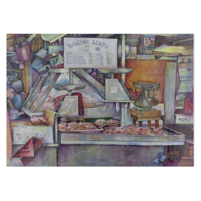 Planche À Découper Retour en dix minutes, l'anniversaire de ma femme  (Devant)