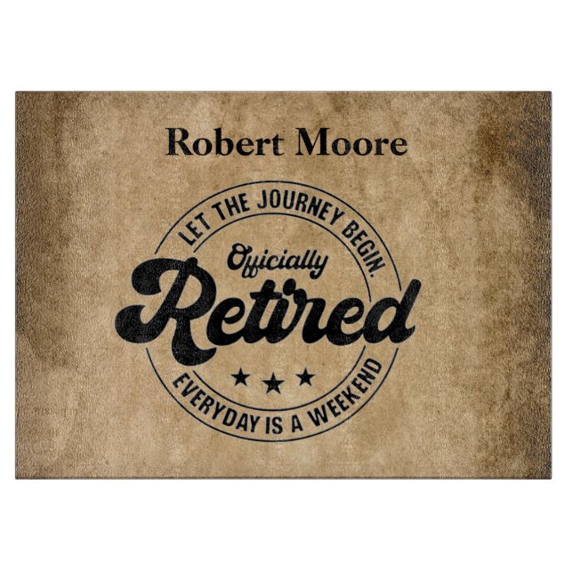 Planche À Découper Retraite (Devant)