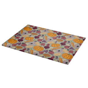 Planche À Découper Rétro arrière - plan des légumes frais