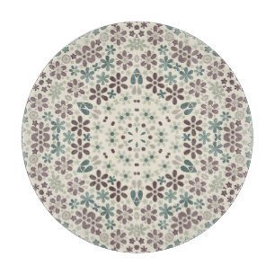 Planche À Découper Rétro, floral