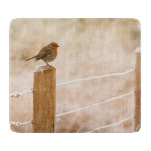 Planche À Découper Robin d'hiver Redsein