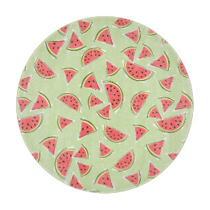 Planche à découper ronde Watermelon Green Multi 2