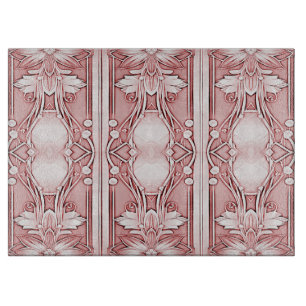 Planche à découper rose