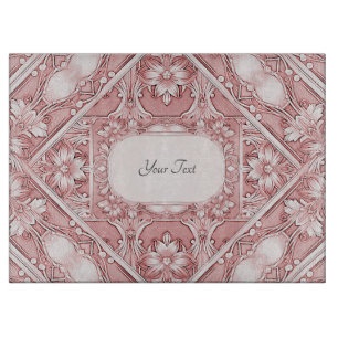 Planche à découper rose
