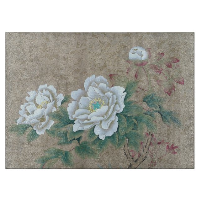 Planche À Découper Rose blanche (Devant)