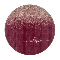 Rose Bourgogne Gold Blush Pink Parties scintillant