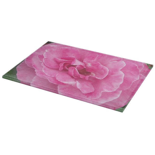 Planche À Découper Rose de jardin rose (Coin)