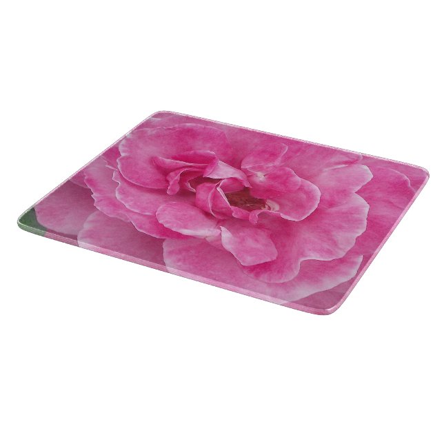 Planche À Découper Rose de jardin rose (Coin)