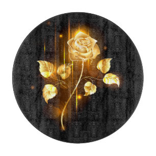 Planche À Découper Rose d'or ( rose dorée )
