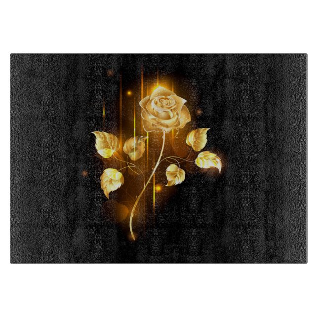 Planche À Découper Rose d'or ( rose dorée ) (Devant)