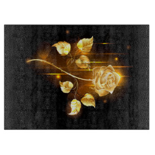 Planche À Découper Rose d'or ( rose dorée )