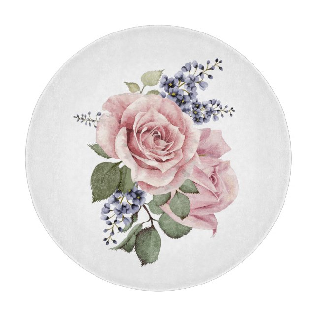 Planche À Découper Rose du pays (Devant)