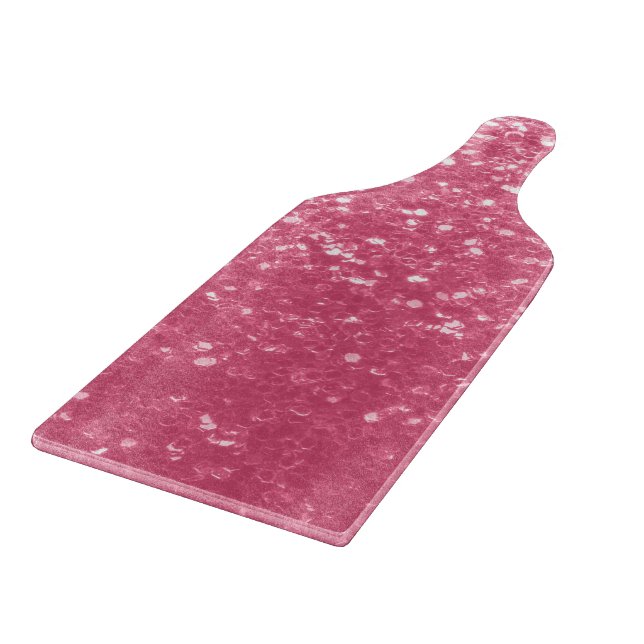 Planche À Découper Rose faux scintillant léger rose pâle (Coin)