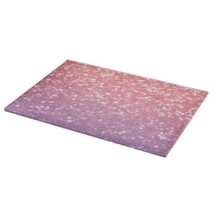 Planche À Découper Rose rose violet lavande faux pétille parties scin