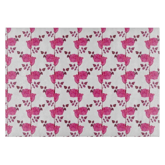 Planche à découper Rose sur la Vigne (Devant)