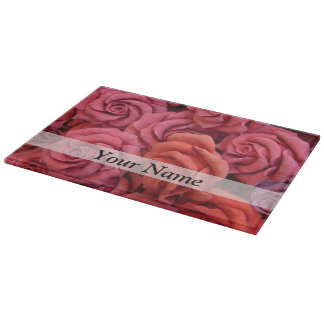 Planche À Découper Roses à fleurs roses