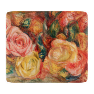 Planche À Découper Roses par Pierre Auguste Renoir