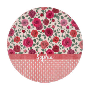 Planche À Découper Roses roses Poussiéreux Rose personnalisées
