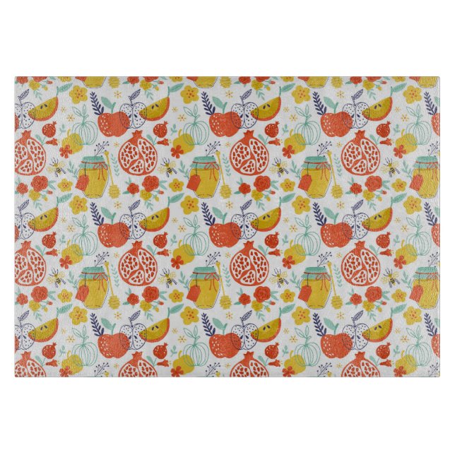 Planche À Découper Rosh Hashana Glass Cutboards - Articles de cuisine (Devant)