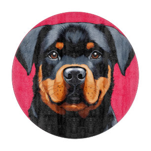 Planche À Découper Rottweiler