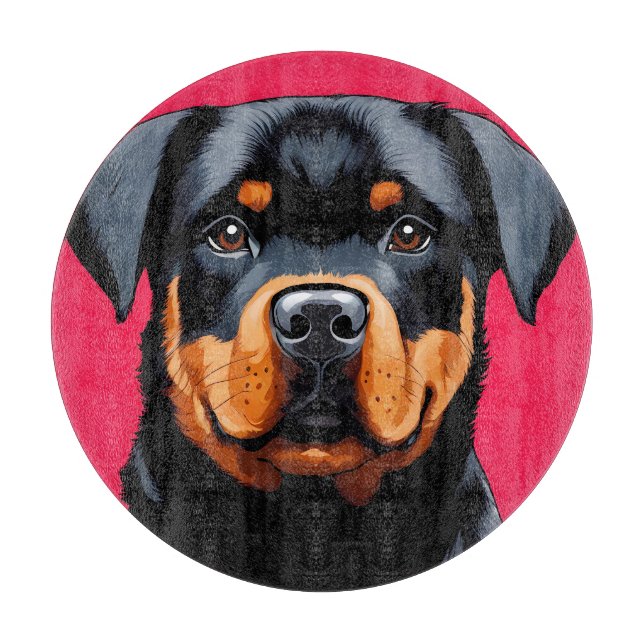 Planche À Découper Rottweiler (Devant)