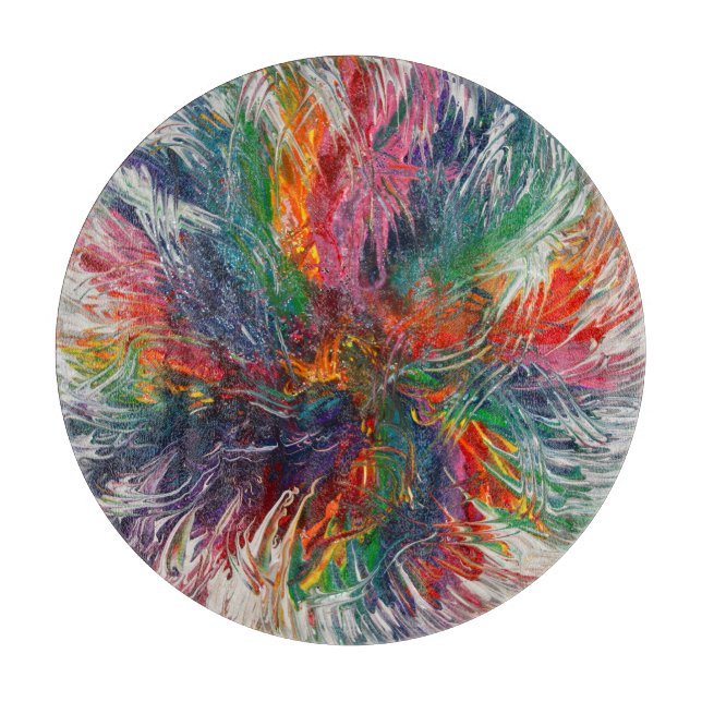 Planche À Découper Roue de spectre de couleurs (Devant)