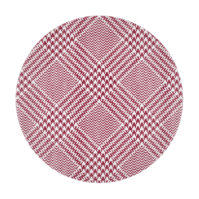 Planche À Découper Rouge blanc cristallin Plaid : Tweeter Tartan (Devant)