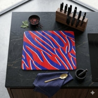 Rouge, Blanc & Gras | Verre Rayé Tigre