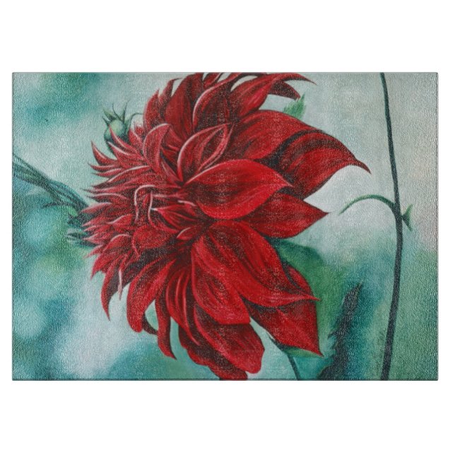 Planche À Découper Rouge dans la fureur (Devant)